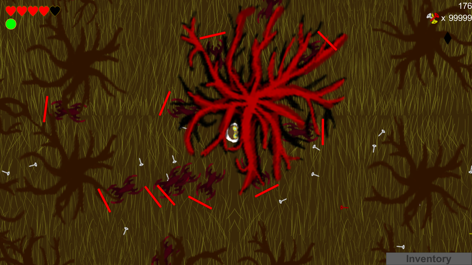 Blood Tree with creatures surrounding it!