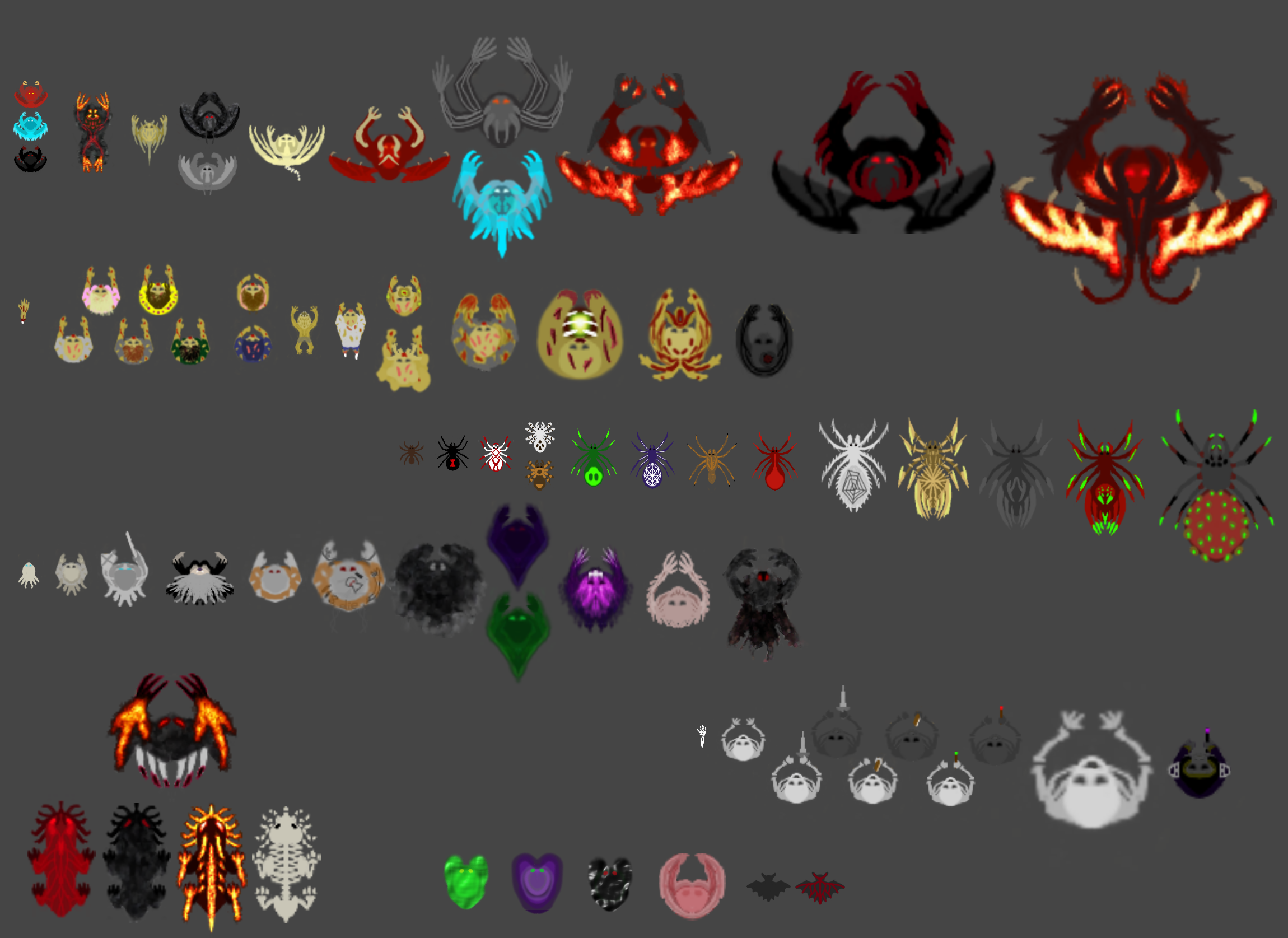 All current enemies in game!