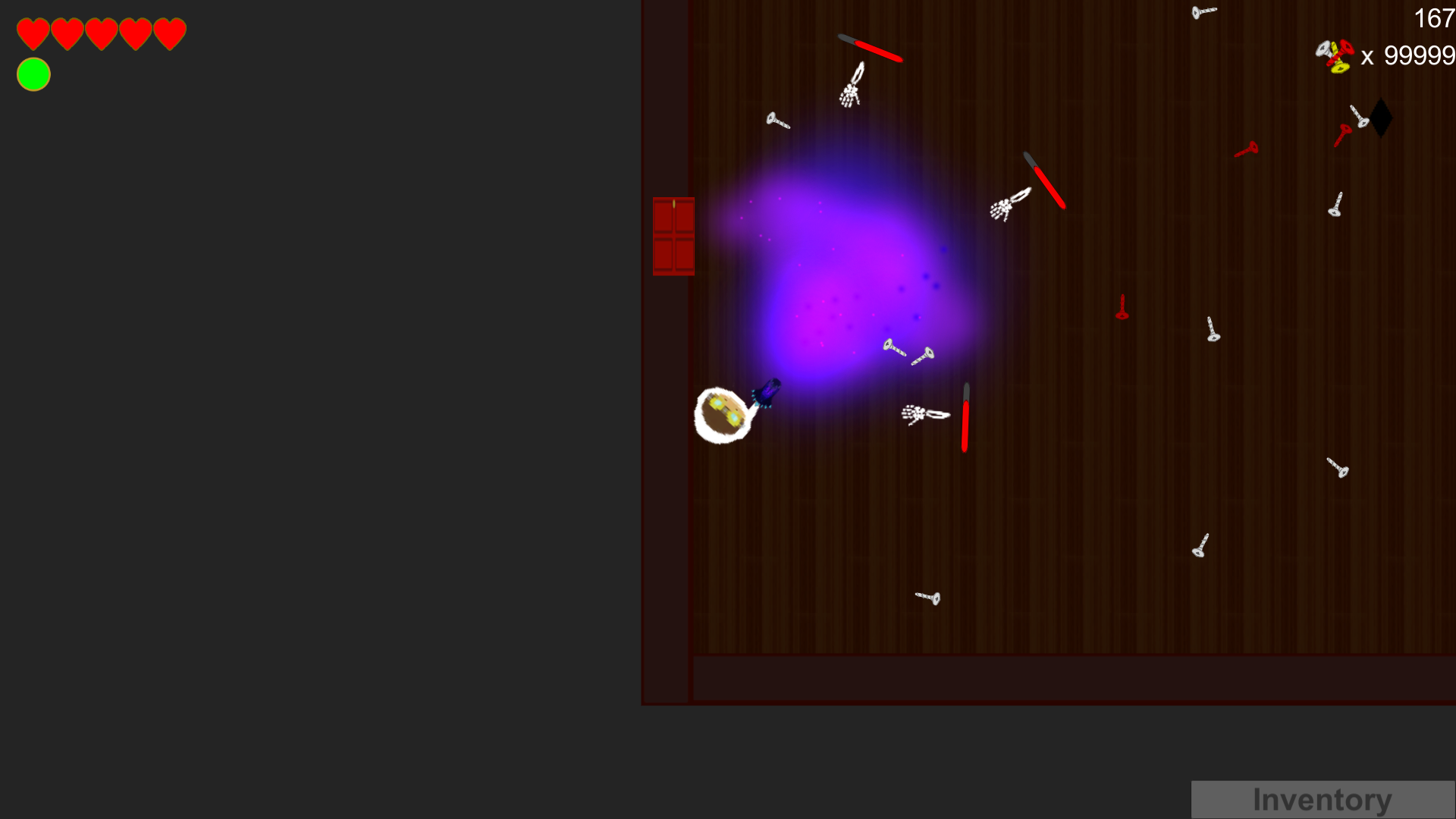 Skeletal Hands surround the player!