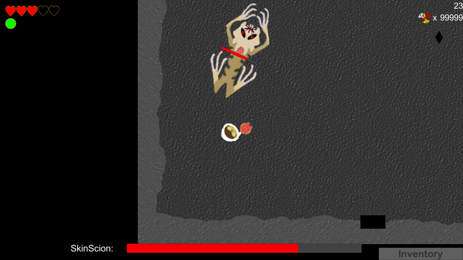 Skeletal Hands surround the player!