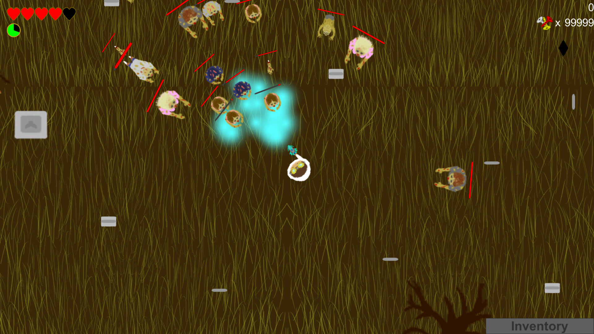 The zombie horde attacks in a Graveyard!