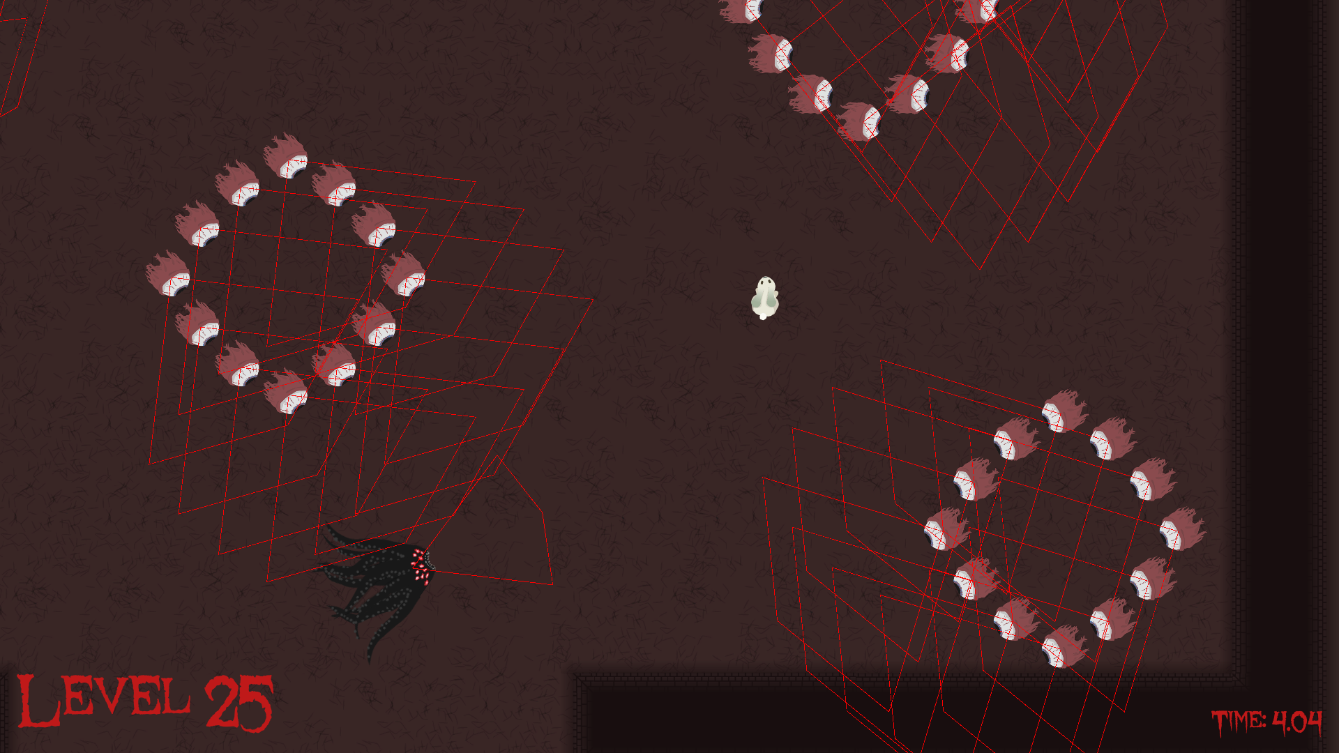 Lots of keepers and the horror are after the rabbit!