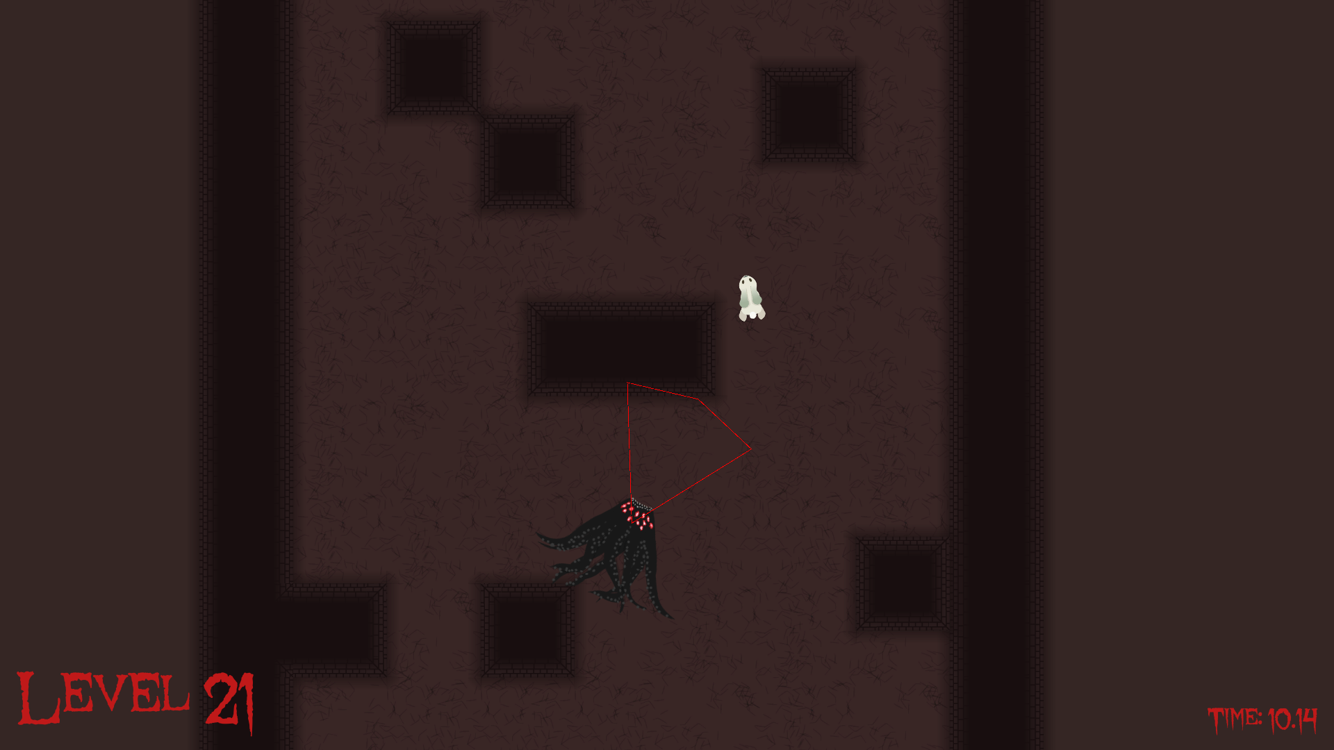 The Horror of the night chase's the rabbit!