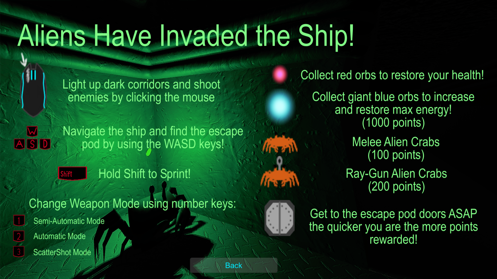 Instructions Screen Pic